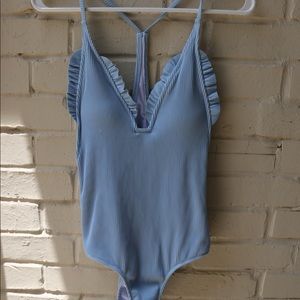 Cupshe Blue Once Piece Swimsuit